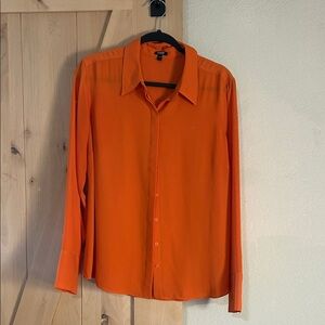 Express Women's Orange Blouse